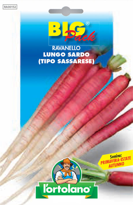 Semi Ravanello Lungo Sardo (Tipo Sassarese) L'Ortolano