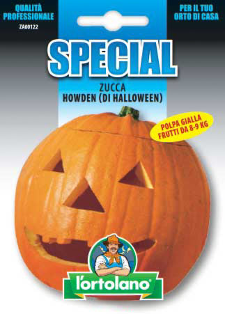 Semi Zucca Howden (Di Halloween) L'Ortolano