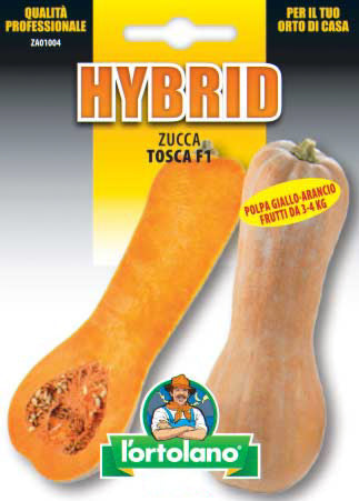 Semi Zucca Tosca F1 L'Ortolano