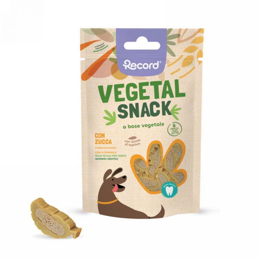 Snack vegetali per cani 75 gr - 3 gusti - Record