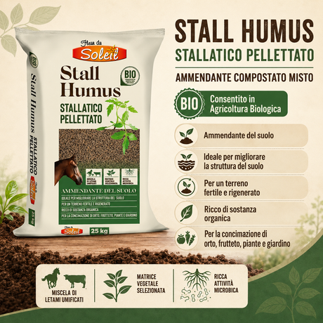 Pelletized Manure eco with humus - 2 sizes