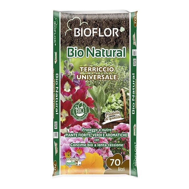 Terriccio universale bionatural con torba - Bioflor Lt.  45 Bioflor