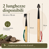 Vanghetto per Tartufi Fatto a Mano – 2 Misure e 2 Tipologie di Punta