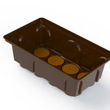 Base del kit di avviamento per semi per contenere 8 tablet Jiffy o coco.