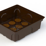 Base del kit di avviamento per semi per contenere 12 tablet Jiffy o coco.