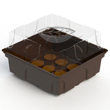 Coperchio per il kit di avviamento semi per contenere 12 tablet Jiffy o di cocco.