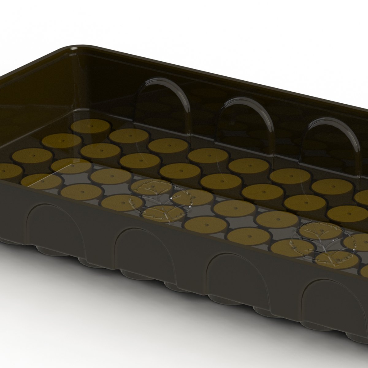 Base del kit di avviamento per semi per contenere 72 tablet Jiffy o coco.