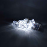 Decorative light chain 20 LED - Diamond - Cold Light