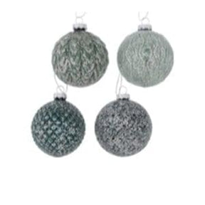 1 Sfera in Vetro Ejvin Verde - decorazione assortita Boltze