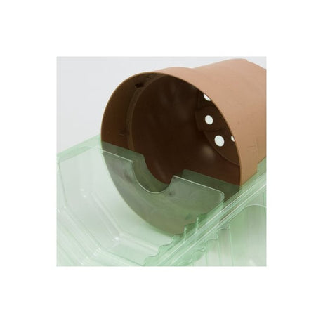 1 x Imballaggio plastica spedire piante vaso ø14 x 13 cm - apertura ø 4 cm - h max 33 cm MillStore
