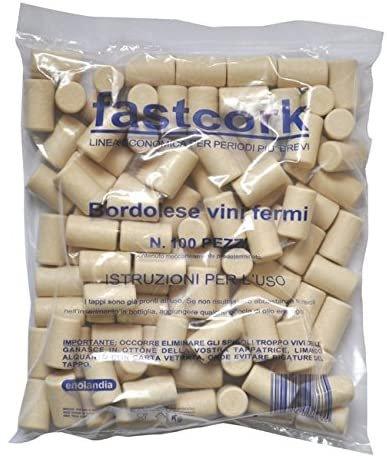 100 Tappi Sughero sintetico Supercork - Ø 24 x 39 mm - Enolandia Enolandia (2491593)