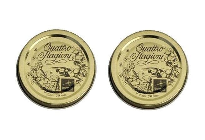 2 tappi capsule per vasi 4 stagioni - d. 70 mm - Bormioli Rocco Bormioli (2491609)