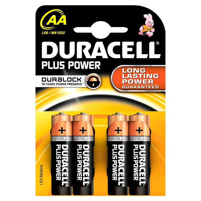 4 Batterie Pile Stilo AA Duracell Plus Power - LR6-MN1500 Duracell (2491631)