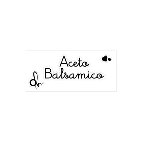 Etichetta adesiva con scritta Aceto Balsamico cm.6,5x2,5h. | OlimpiaHome. (3818843)