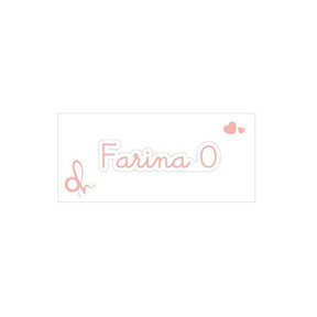 OH Organizer Rosa Etichetta adesiva con scritta Farina 0 cm.6x1,5h. (3818881)