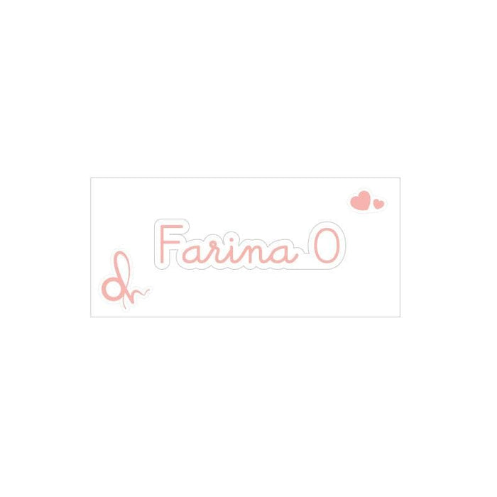 OH Organizer Rosa Etichetta adesiva con scritta Farina 0 cm.6x1,5h. (3818881)