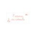 OH Organizer Rosa Etichetta adesiva con scritta Farina ai cereali cm.6x3h. (3818890)