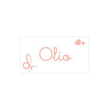 OH Organizer Rosa Etichetta adesiva con scritta Olio cm.3,5x2h. (3818913)