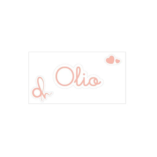 OH Organizer Rosa Etichetta adesiva con scritta Olio cm.3,5x2h. (3818913)
