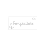 OH Organizer Bianco Etichetta adesiva con scritta Pangrattato cm.7x1h. (3818918)