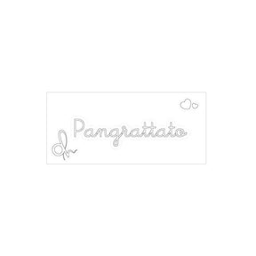 OH Organizer Bianco Etichetta adesiva con scritta Pangrattato cm.7x1h. (3818918)