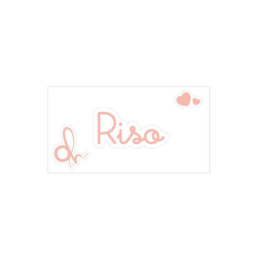 OH Organizer rosa Etichetta adesiva con scritta Riso cm.3x1,5h. (3818928)