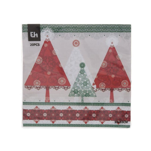 Tovaglioli di carta colorati natalizi cm 33x33 | OlimpiaHome. (3819327)