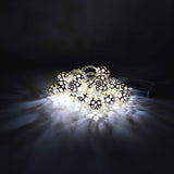 Catena di luci decorativa 20 Led - Palline Oro Chiaro var.1 - Luce Fredda