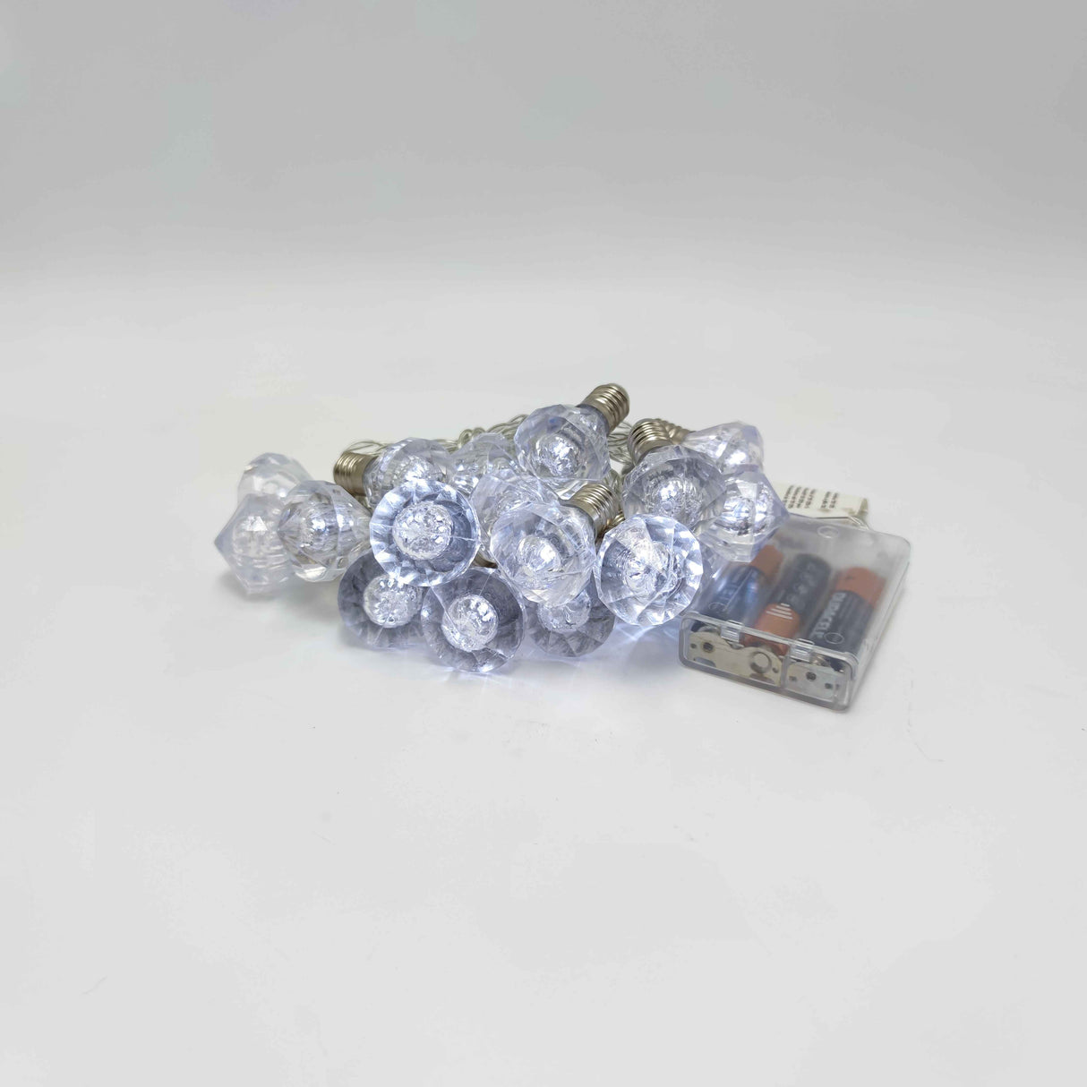 Decorative light chain 20 LED - Diamond - Cold Light