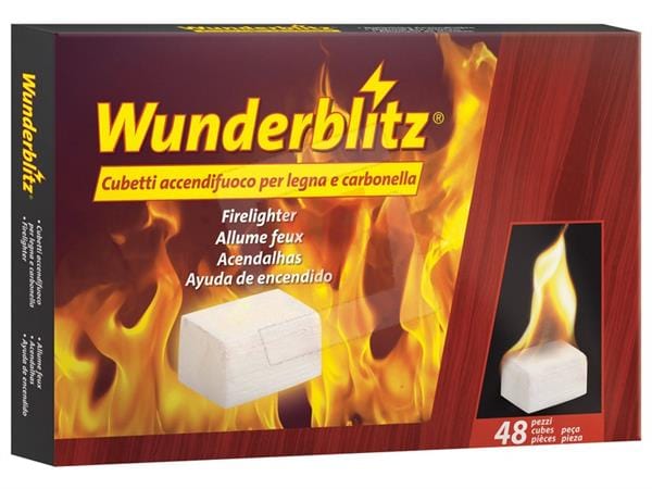 Accendifuoco 48 cubetti legna e carbonella - Wunderblitz Wunderblitz (2641423)