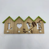 Appendino in legno Love 4 posti love Vacchetti