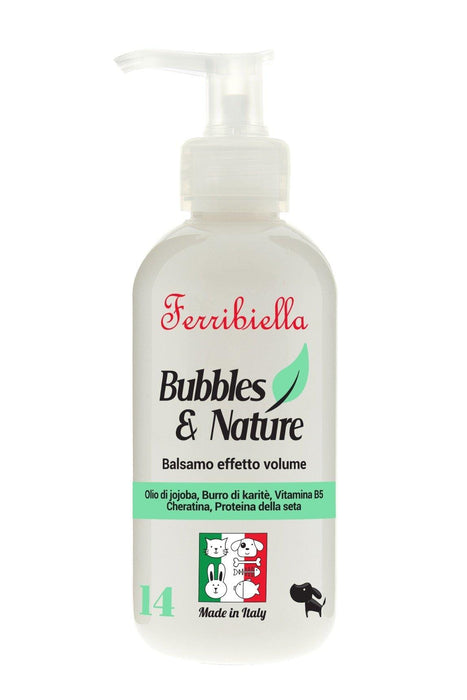 Balsamo Effetto Volume per cani - 250 ml - Bubbles & Nature - Ferribiella Ferribiella