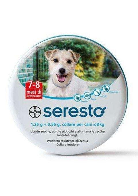 Bayer SERESTO - Collare antiparassitario Cani inferiori ad 8 Kg - Contro Pulci e Zecche Bayer Pet Care