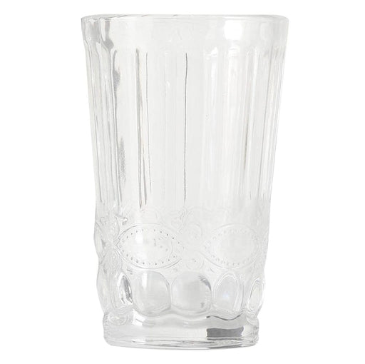 Bicchiere in Vetro Decò Bianco / Righe Millstore.it (2559440)