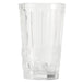 Bicchiere in Vetro Decò Bianco / Righe Millstore.it