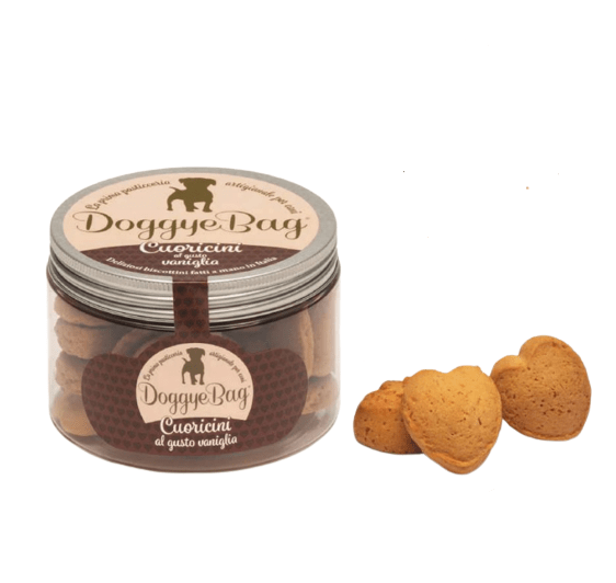 Biscotti Cuoricini Vaniglia - 150 gr - Cane Doggye Bag (2492082)