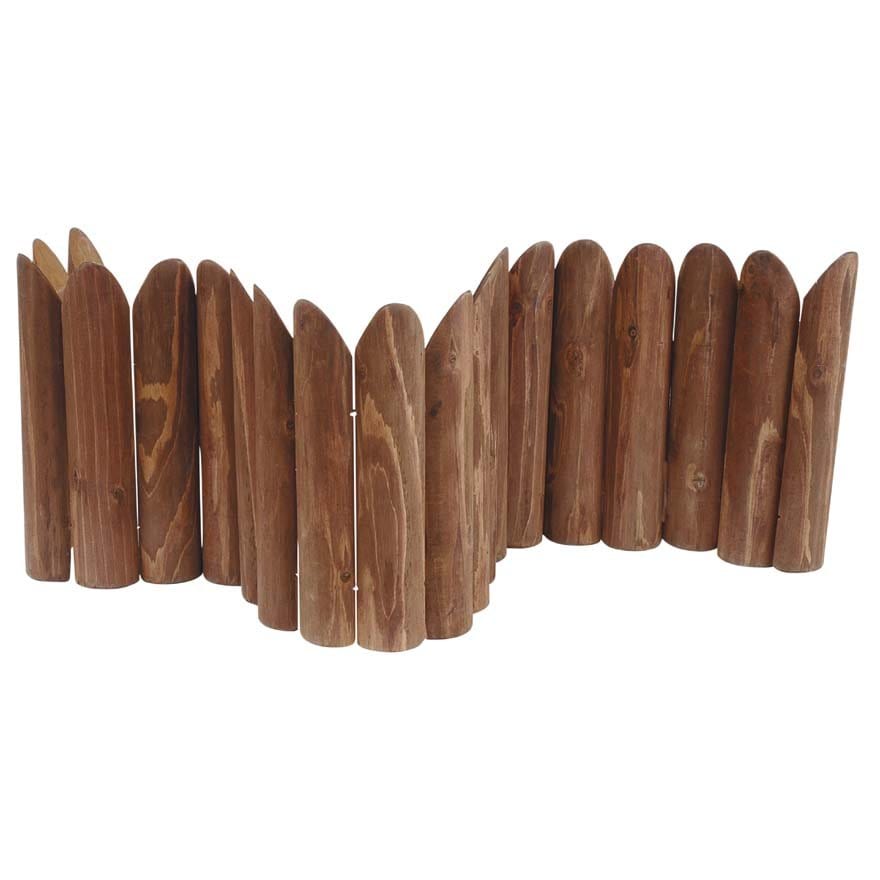 Bordura ornamentale legno - 1,20 m x h 30 cm - Verdemax Verdemax (2492125)