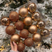 Box 16 sfere natalizie per albero di natale Bronzo MillStore (2492147)
