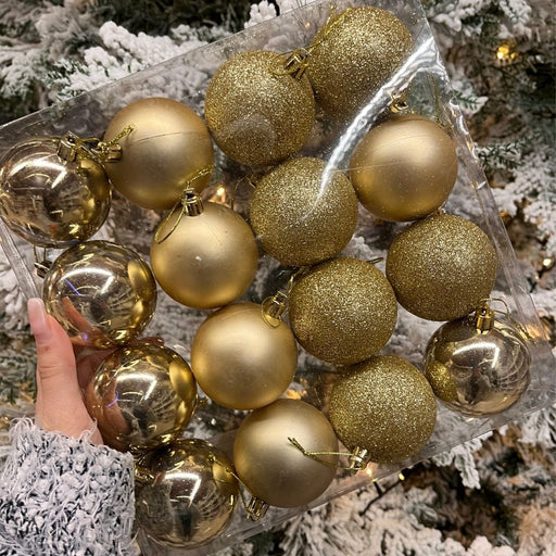 Box 16 sfere natalizie per albero di natale Oro MillStore (2492143)
