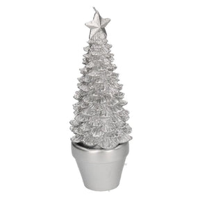 Candela albero di natale - argento glitter Vacchetti (2492259)