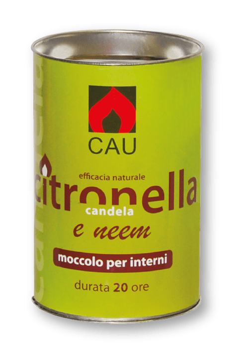 Candela alla Citronella per interni con confezione eco riciclabile Citronella e Neem Cereria Artigiana Umbra (2492265)