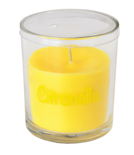 Candela Citronella bicchiere vetro per interni 74x83 mm Cereria Artigiana Umbra (2492272)