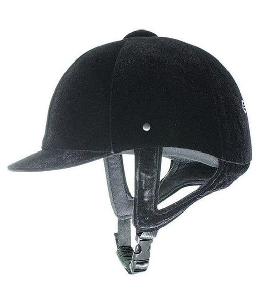 Cap casco omologato Unisex in velluto - Derby Nero / 54 Derby (2492307)