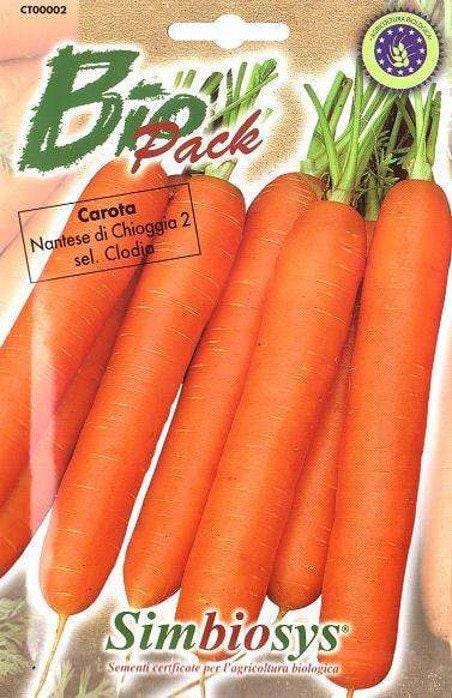 Carota Nantese di Chioggia 2 Sel. Clodia - Bio Pack - L'Ortolano Simbiosys (2492378)