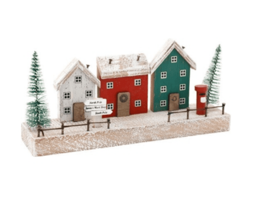 Casette di Natale con Alberi - Decorazione Natalizia MillStore (2492406)