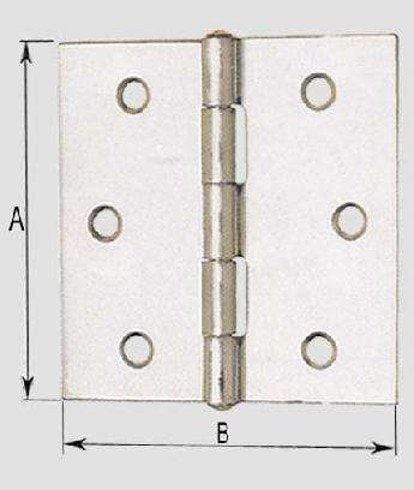Cerniera quadra zin.a.121 mm. 20 po Aldeghi Luigi (2492709)