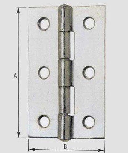 Cerniera stret.zinc.a.120 mm. 25 po Aldeghi Luigi (2492715)