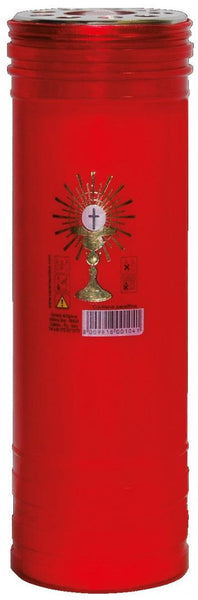 Lampada Ad Olio Votiva Greca In Ottone Con Vetro Rosso - Lumino Di Vigilanza Cristiano Ortodosso Da Appendere - 9771b - 2