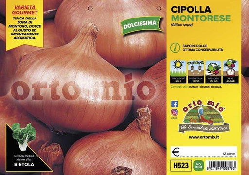 Cipolla ramata dolce Montorese - 12 piante - Orto Mio Orto Mio (2492932)