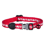 Collare con cuori e campanella per gatto in nylon - Trixie Rosso Trixie (2492998)